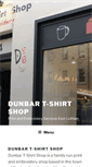 Mobile Screenshot of dunbartshirt.com